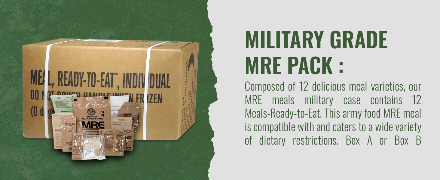 MILITARY GRADE MRE PACK