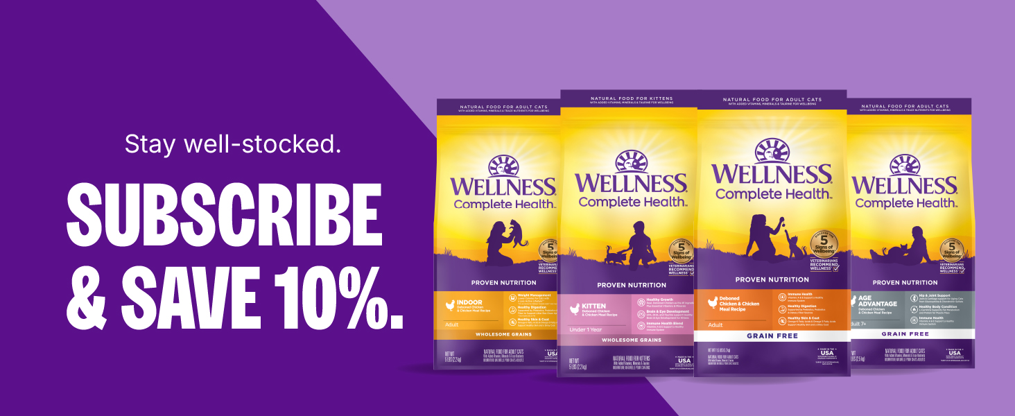Never run out of Wellness. Subscribe &amp;amp; Save up to 10%.