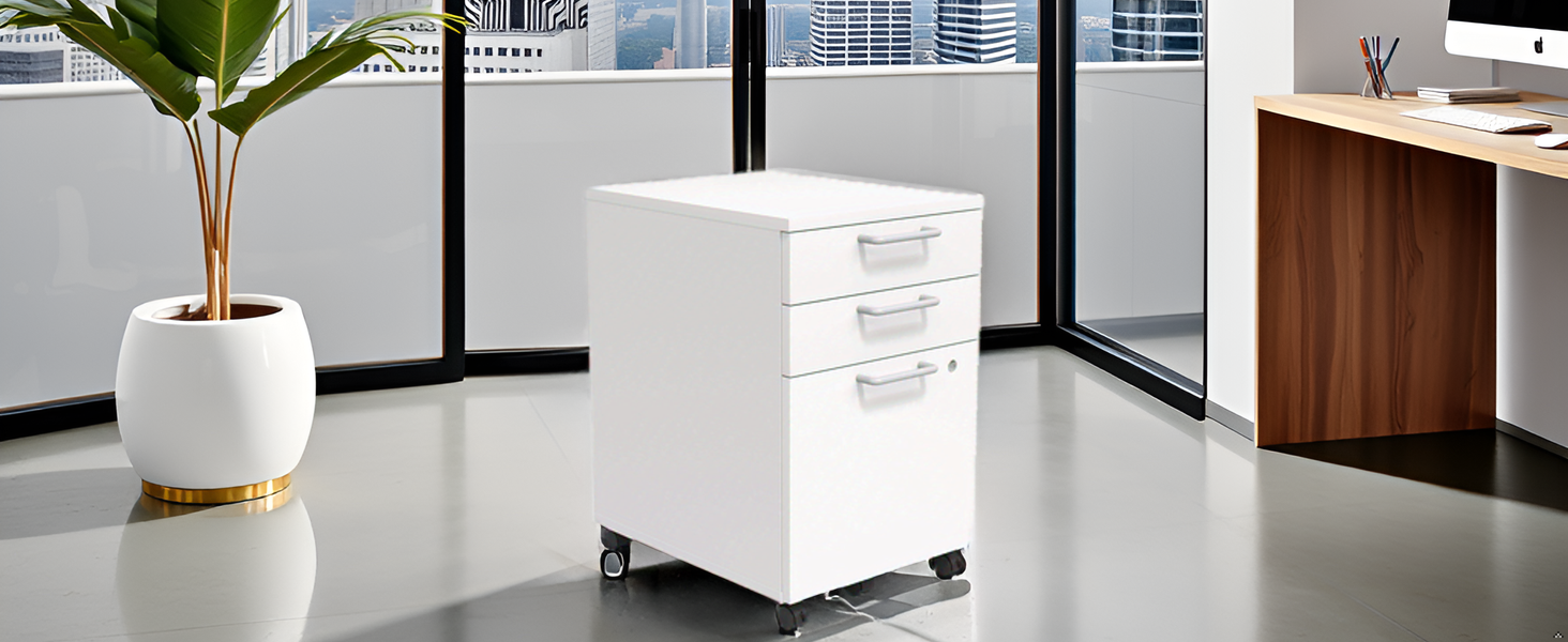 A modern office space with the product placed neatly on a sleek wooden desk.