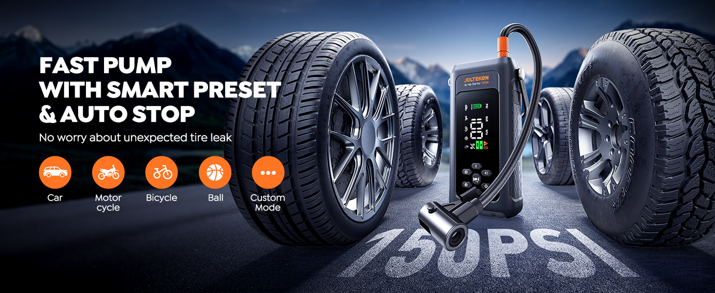car battery charger jump starter