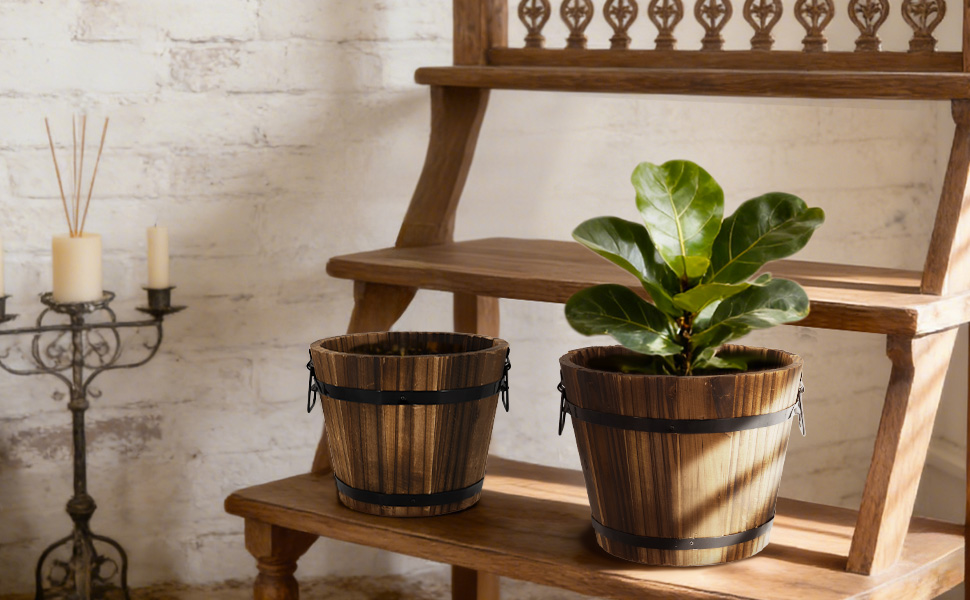 wooden barrel