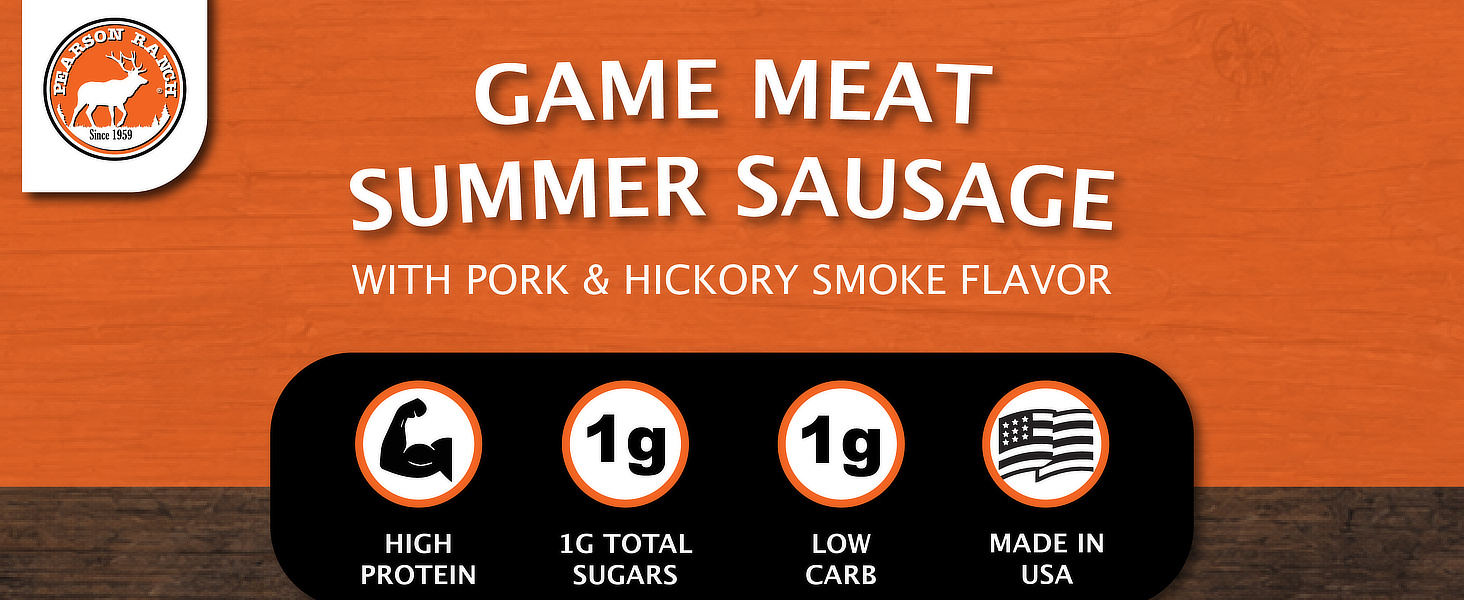 pearson ranch summer sausage game meat summer sausage