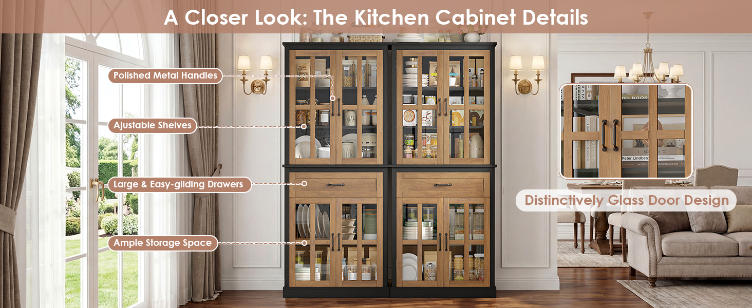 kitchen pantry storage cabinet