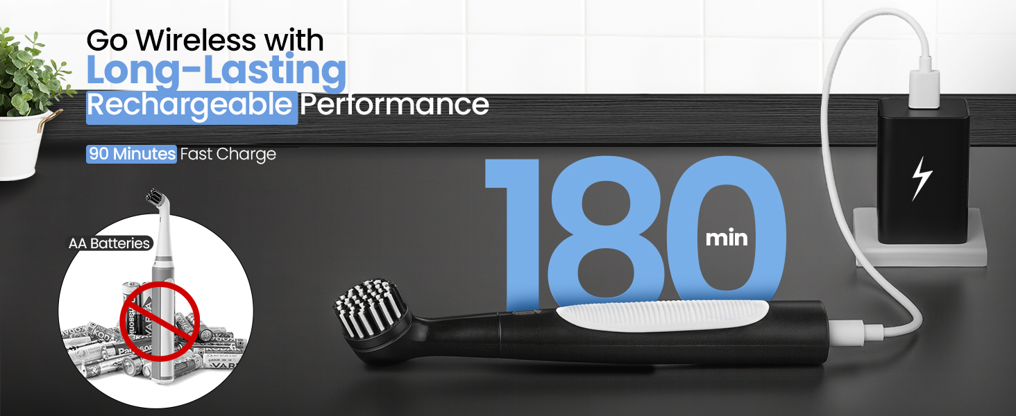 Heavy-duty grout brush for tough stains