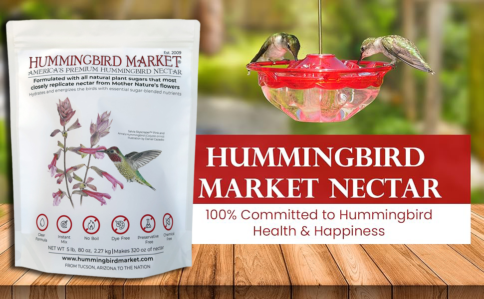 100% Committed to Hummingbird Health &amp; Happiness