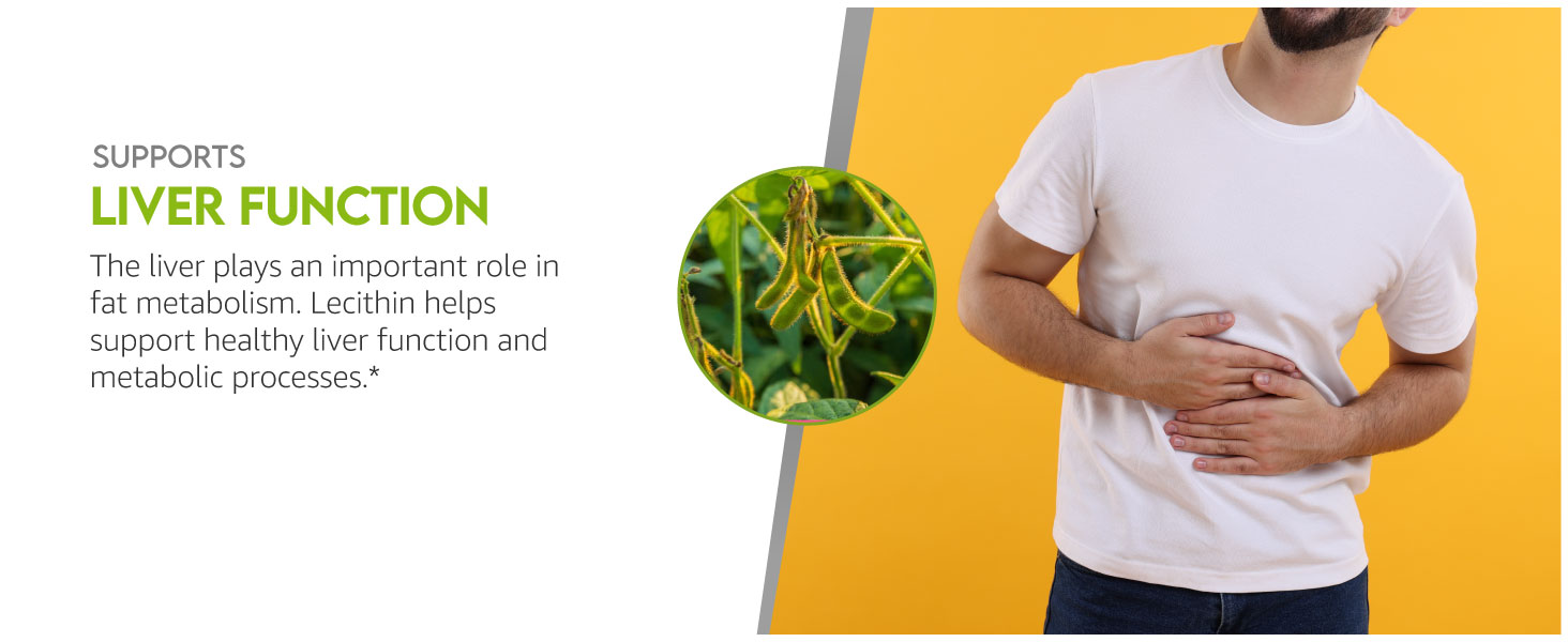 Man holding stomach with soybean ingredient image