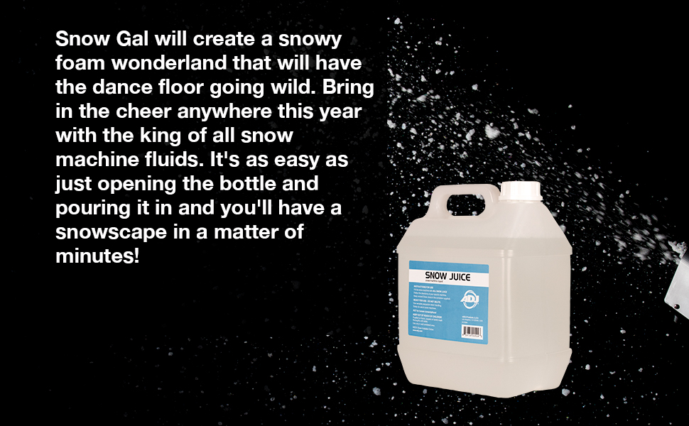 adj, snow machine, snow juice gal