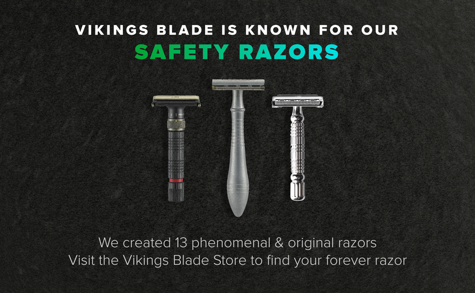 double edge safety razor by Vikings Blade, safety razor, shaving razor