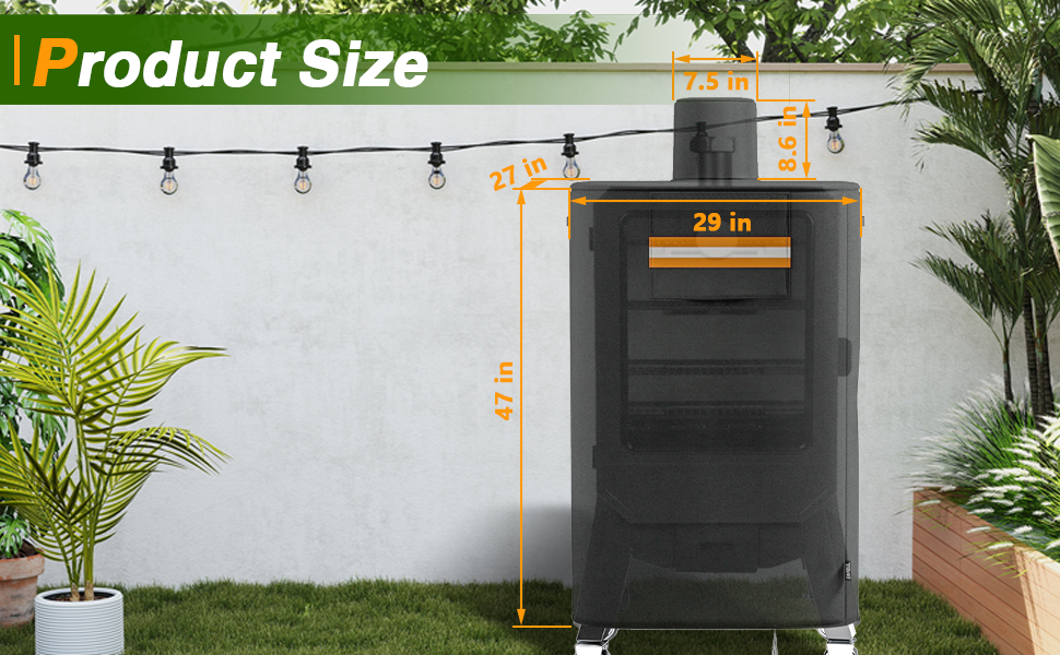 420D Heavy Duty 420D Grill Cover BBQ Protective Cover with Windproof Buckles