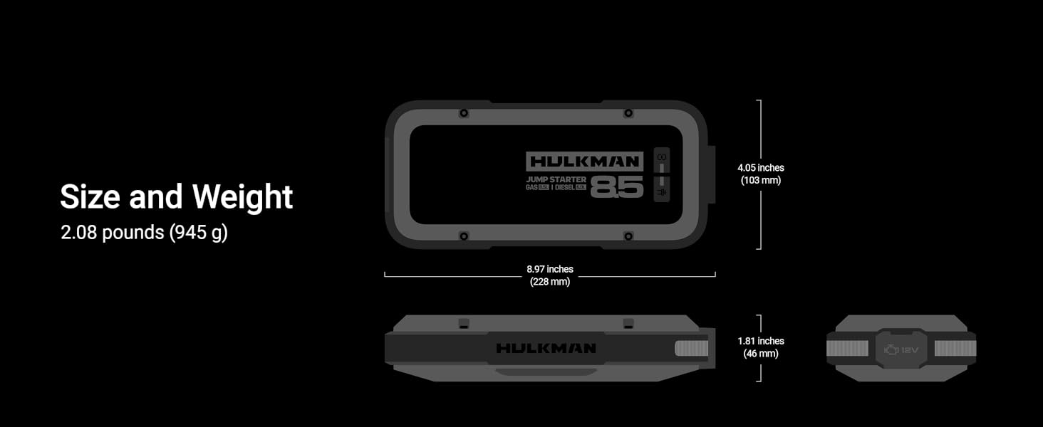 Size and Weight
