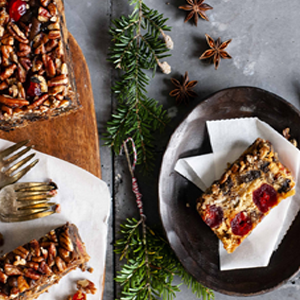 Jane Parker Bourbon and Rum Fruit Cake