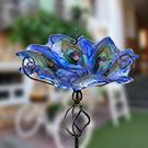 glass birdbath