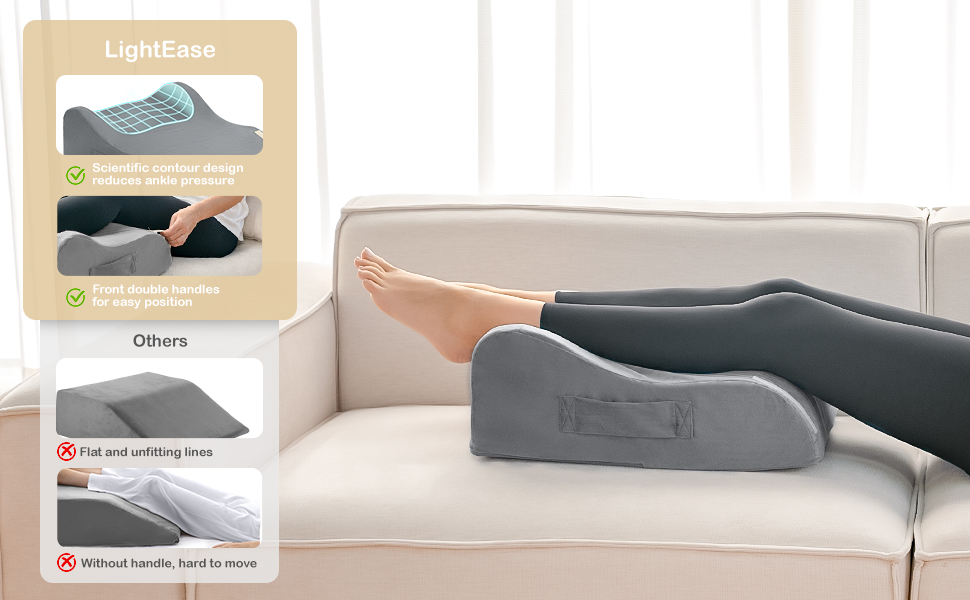 leg elevated pillow