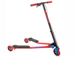 Yvolution fliker A3 in red, kids drift scooter