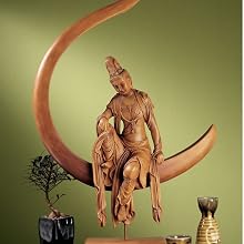Guan Yin, Chinese Goddess of Compassion and Mercy Sculpture