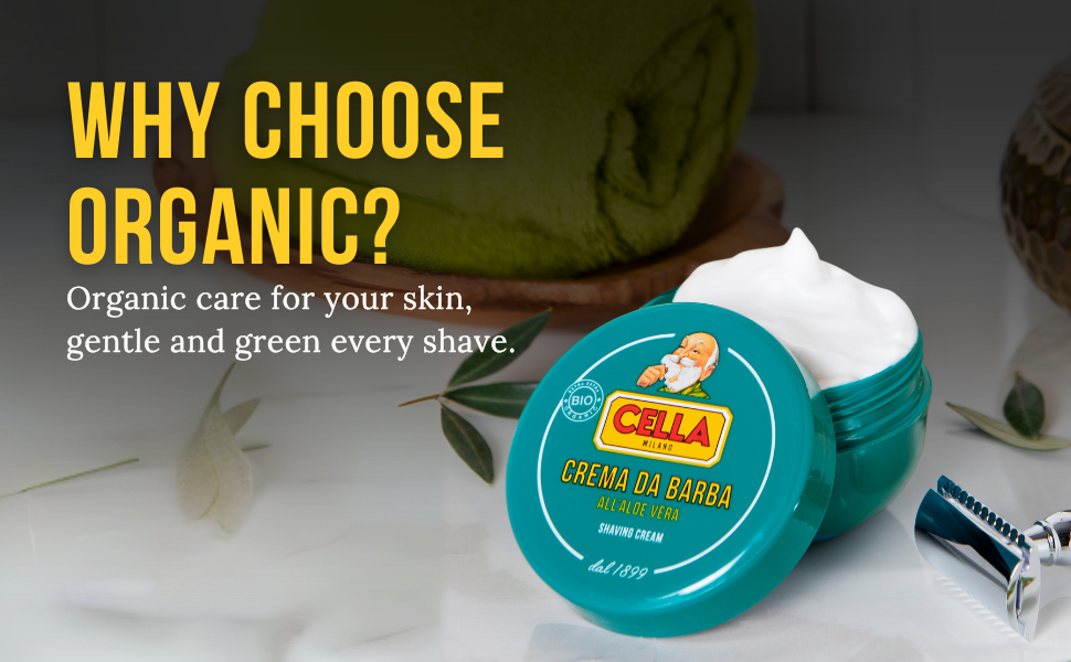 Organic Shaving Cream In Bowl