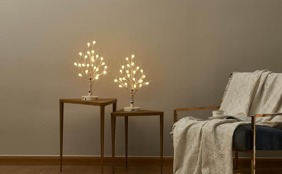 birch tabletop tree