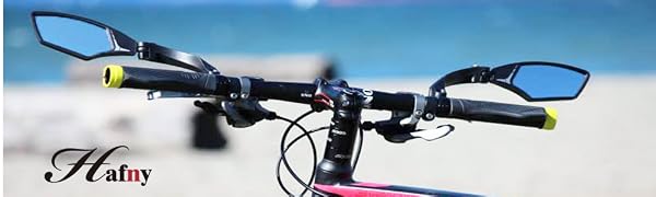 Hafny Handlebar Bike Mirror,Bicycle Mirror,E-bike Mirror, fietsspiegel,Fahrradspiegel,miroir de vélo