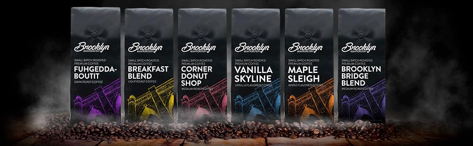 Brooklyn Beans Ground Bagged Coffee Premium Craft Roasted