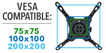 RV TV MOUNT LOCKABLE FULL MOTION