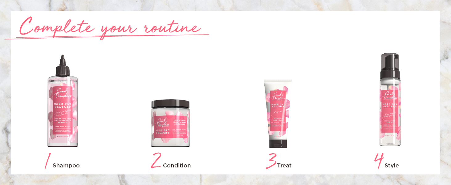 hair product routine