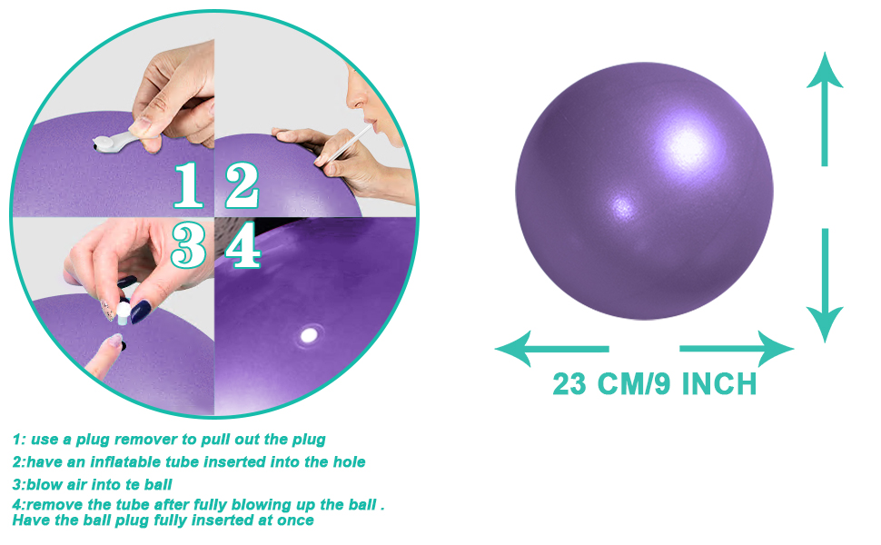 yoga ball 9 inch