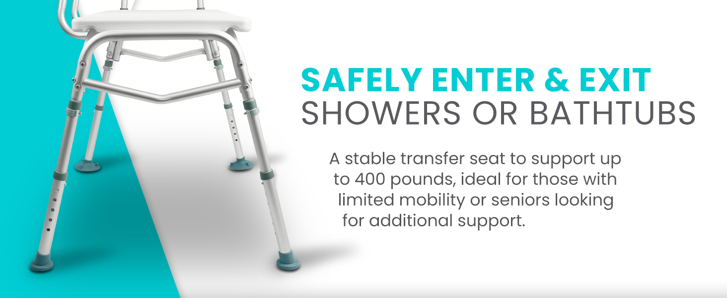 Safely enter &amp; exit showers or bathtubs