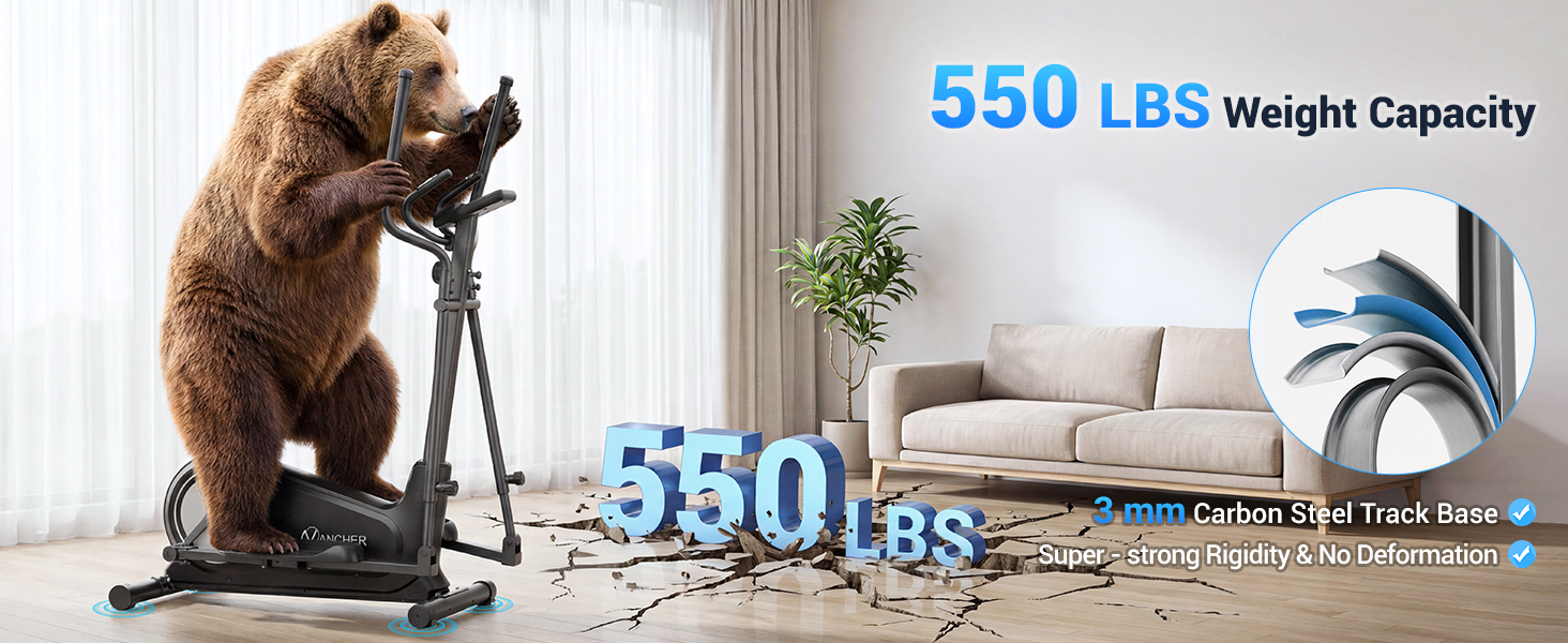 Exercise Equipment 550Lbs Max Weight