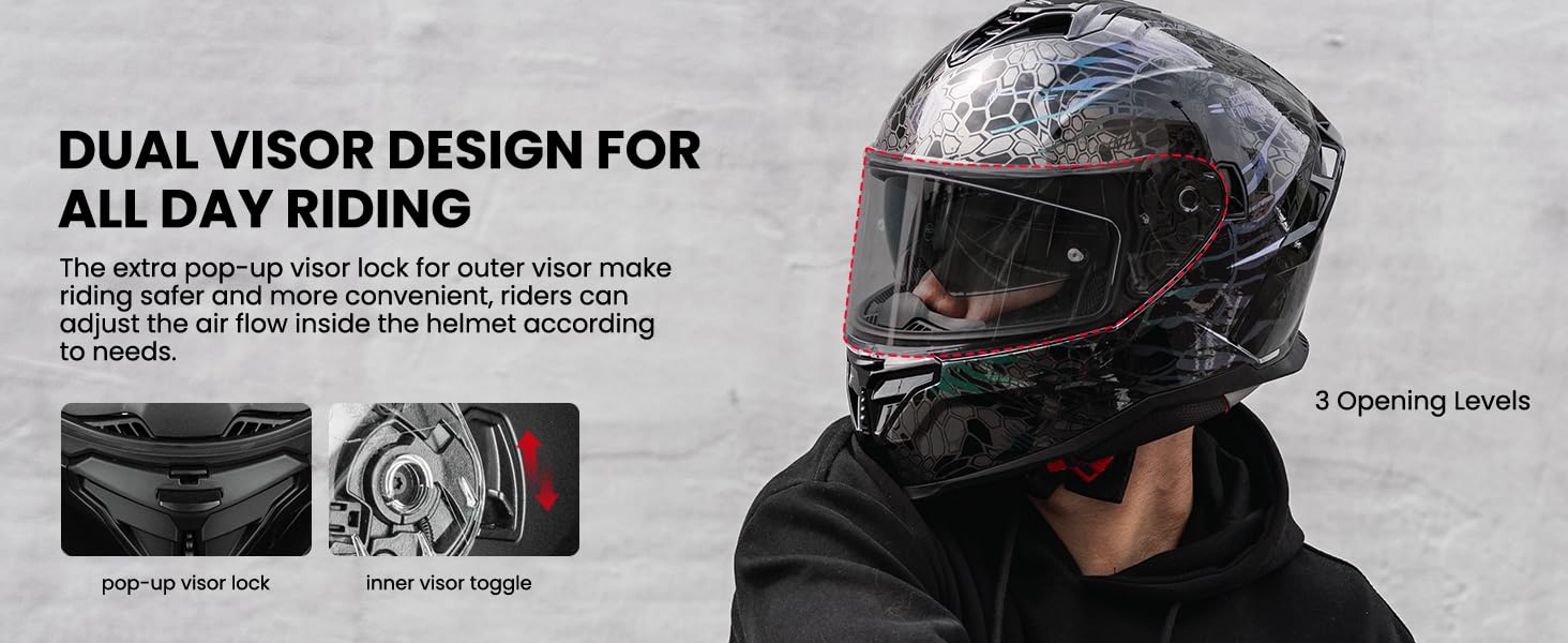 ILM Helmet for Street Bike