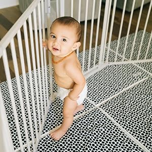 Baby at gate