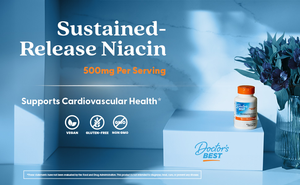 Doctor's Best, Niacin, Cardiovascular Health