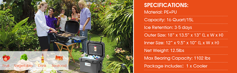 16 Quart Cooler