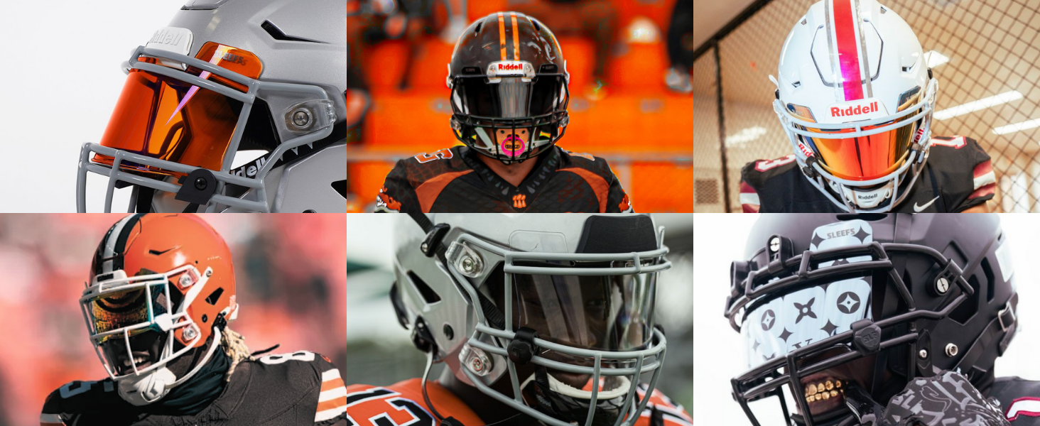 Helmet Visors Collage