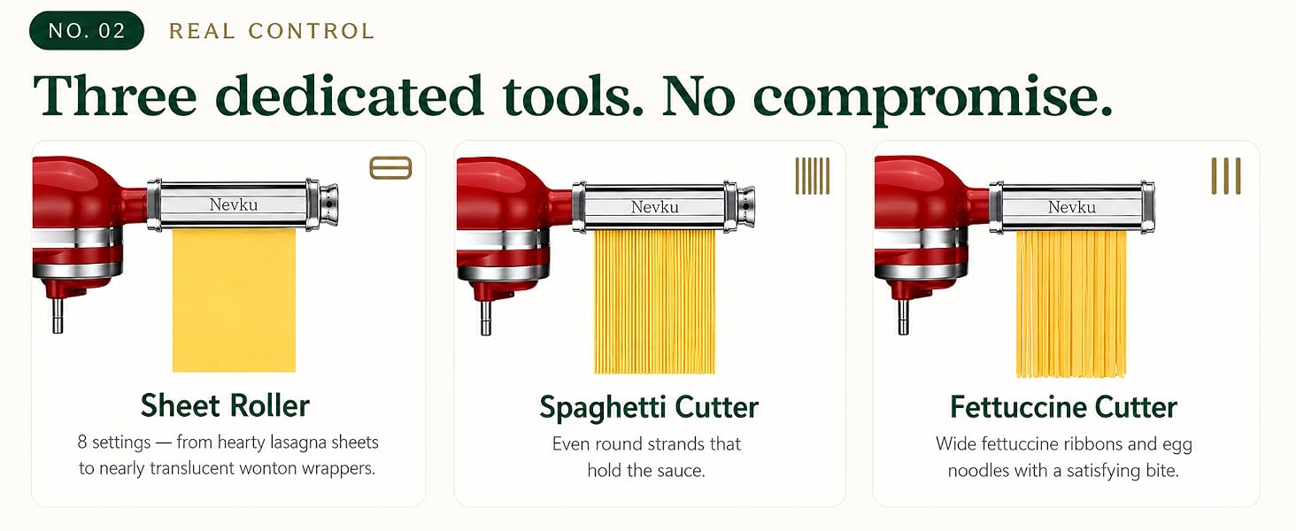 kitchenaide kitchen aide kichenaid pasta machine maker roller cutter spaghetti fettuccine fresh