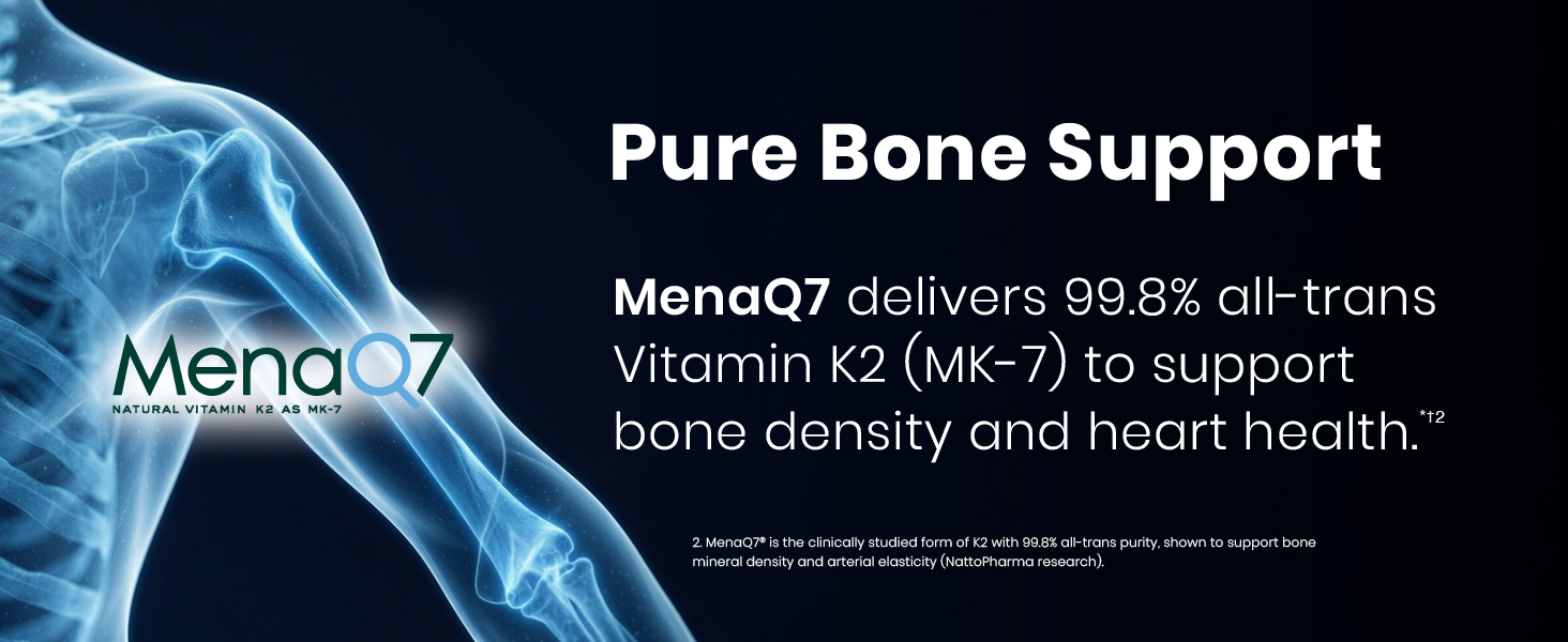 MenaQ7 delivers 99.8% all-trans Vitamin K2