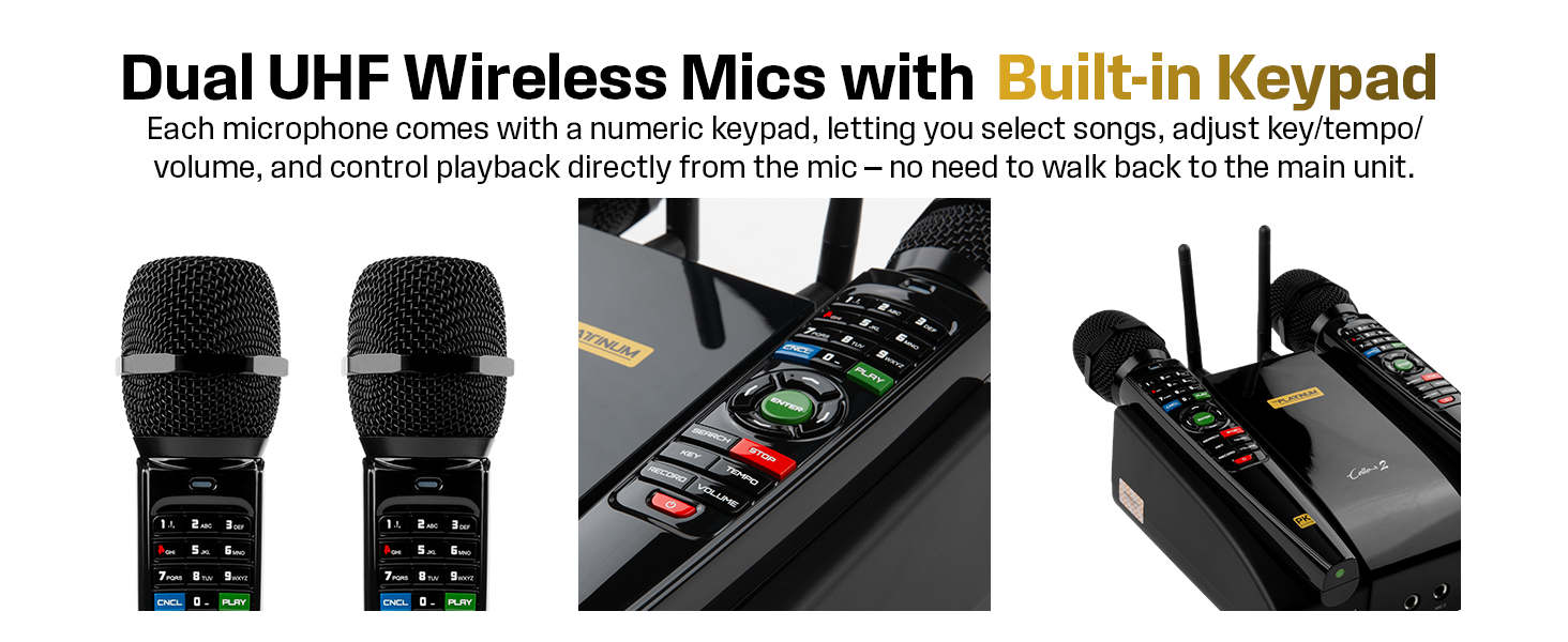Built-in Keypad