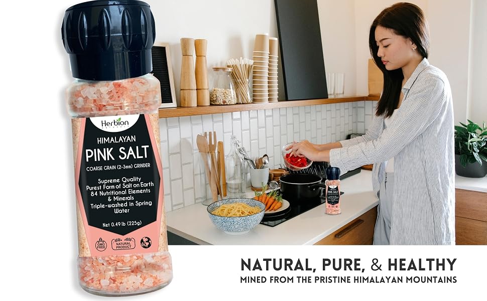 Coarse grain mineral salt adds bold flavor to grilled, roasted, and savory foods.