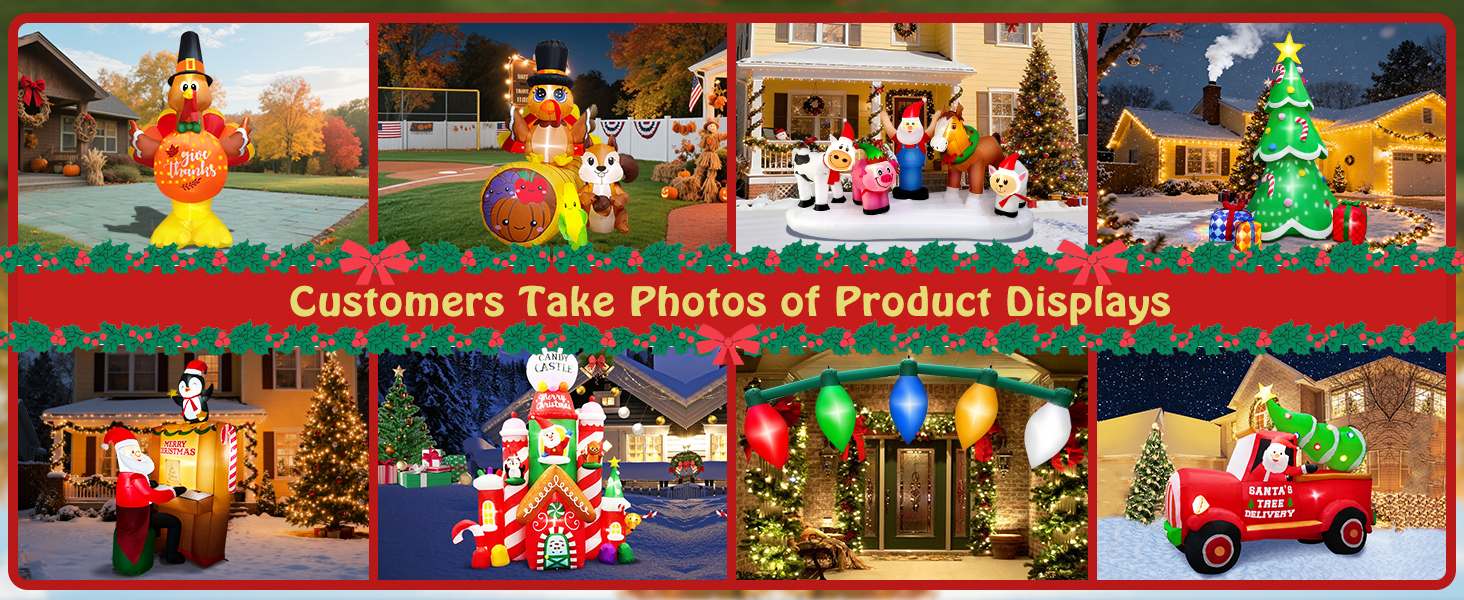 christmas inflatables outdoor decoration