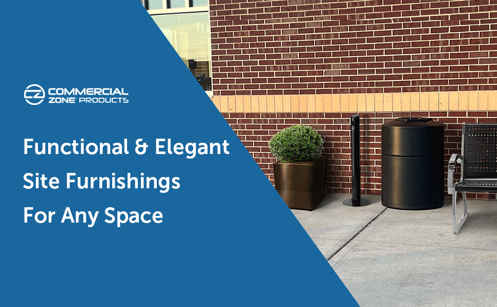 Functional and elegant site furnishings for any space