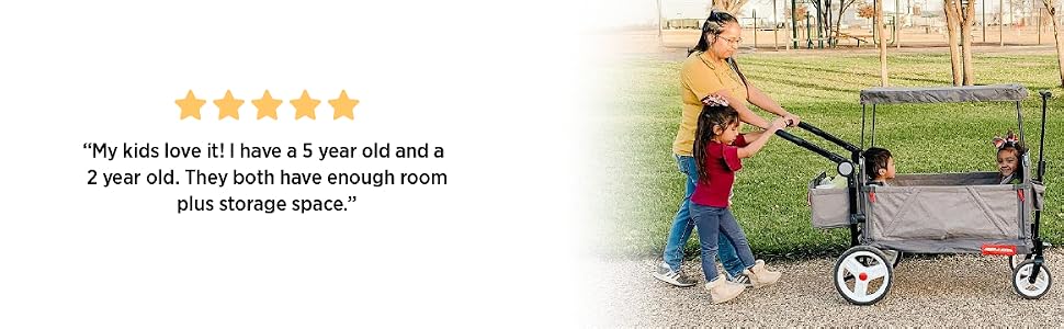 Customer Review My kids love it! I have a 5 year old and a 2 year old. they both have enough room