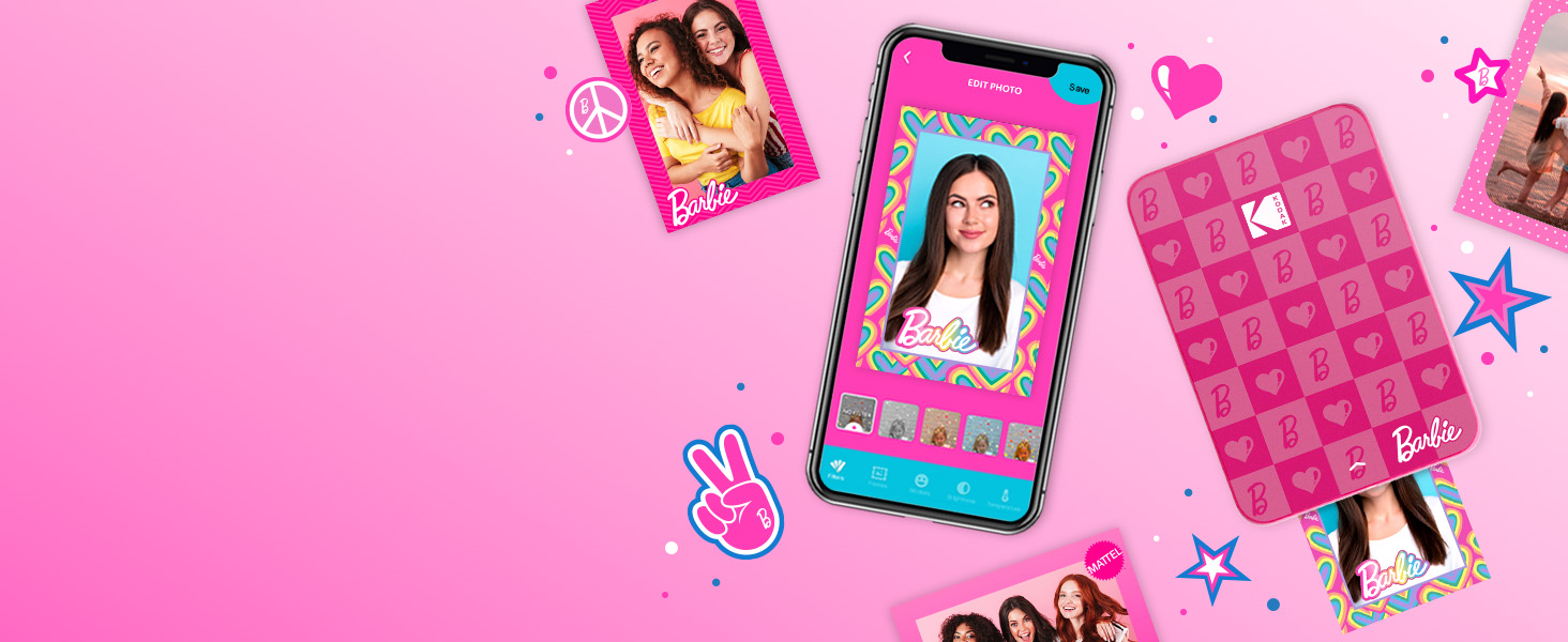 KODAK Barbie x Step Slim Wireless Instant Mobile Photo Printer