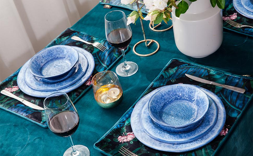 melamine dinnerware set