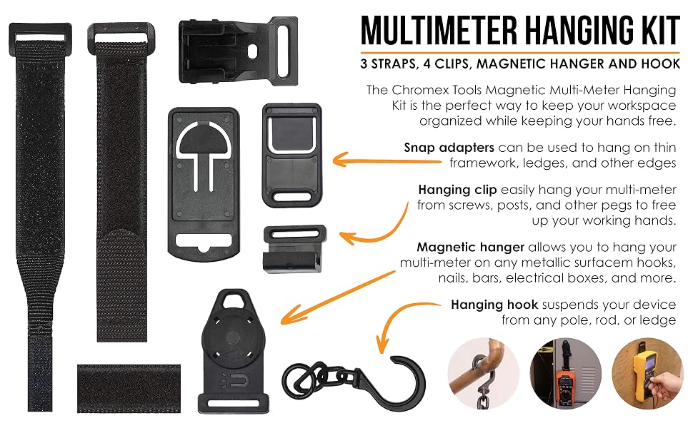 works with Fluke, Klein Tools, and many other multimeters