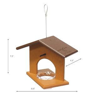 measurements on single cup oriole feeder