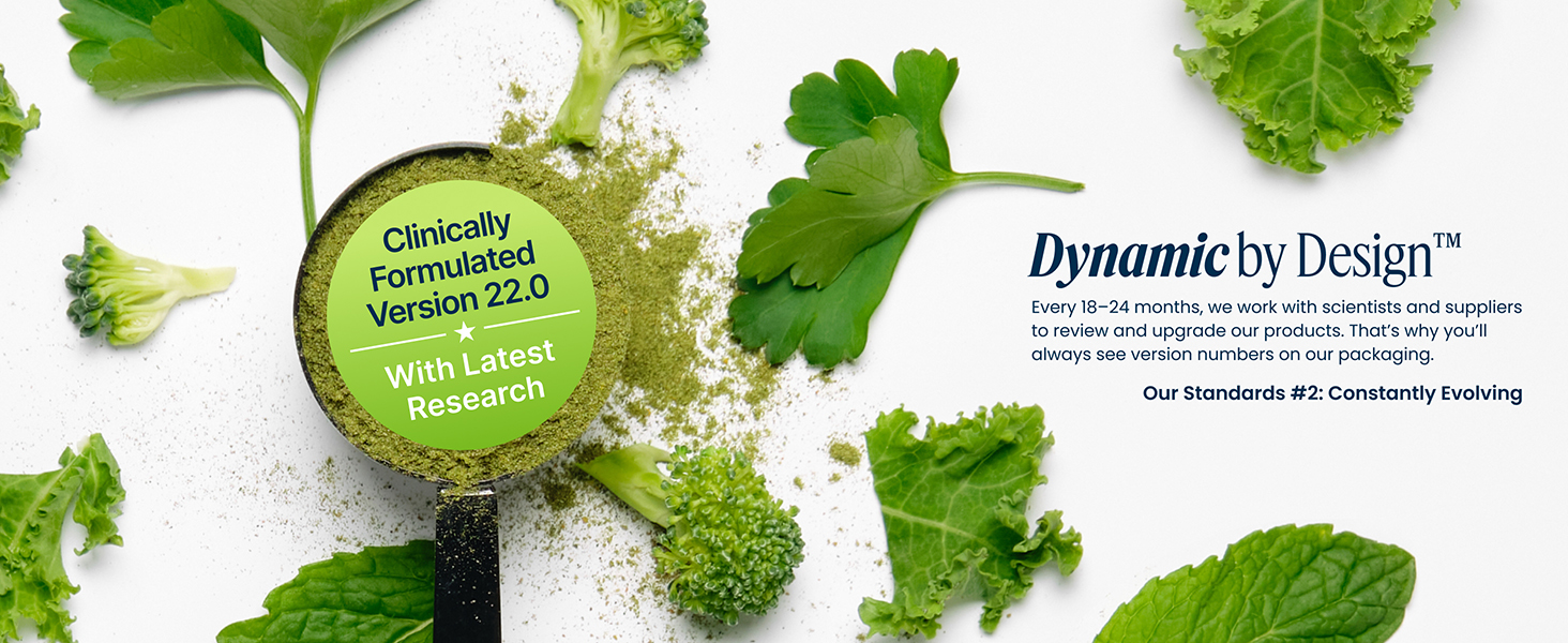 Dynamic by design, clinically formulated with latest research