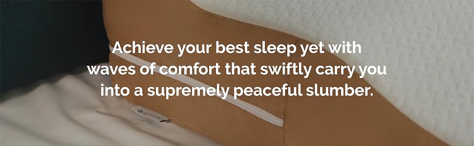 contoured bed wedge pillow