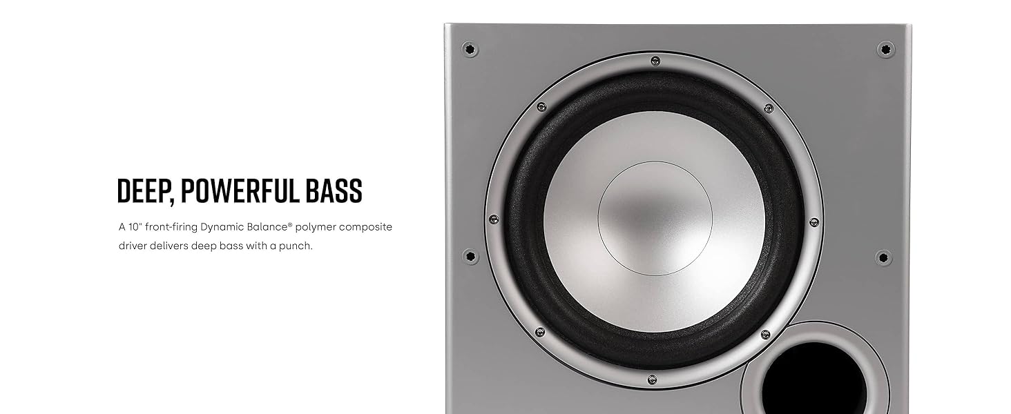 Deep, powerful bass