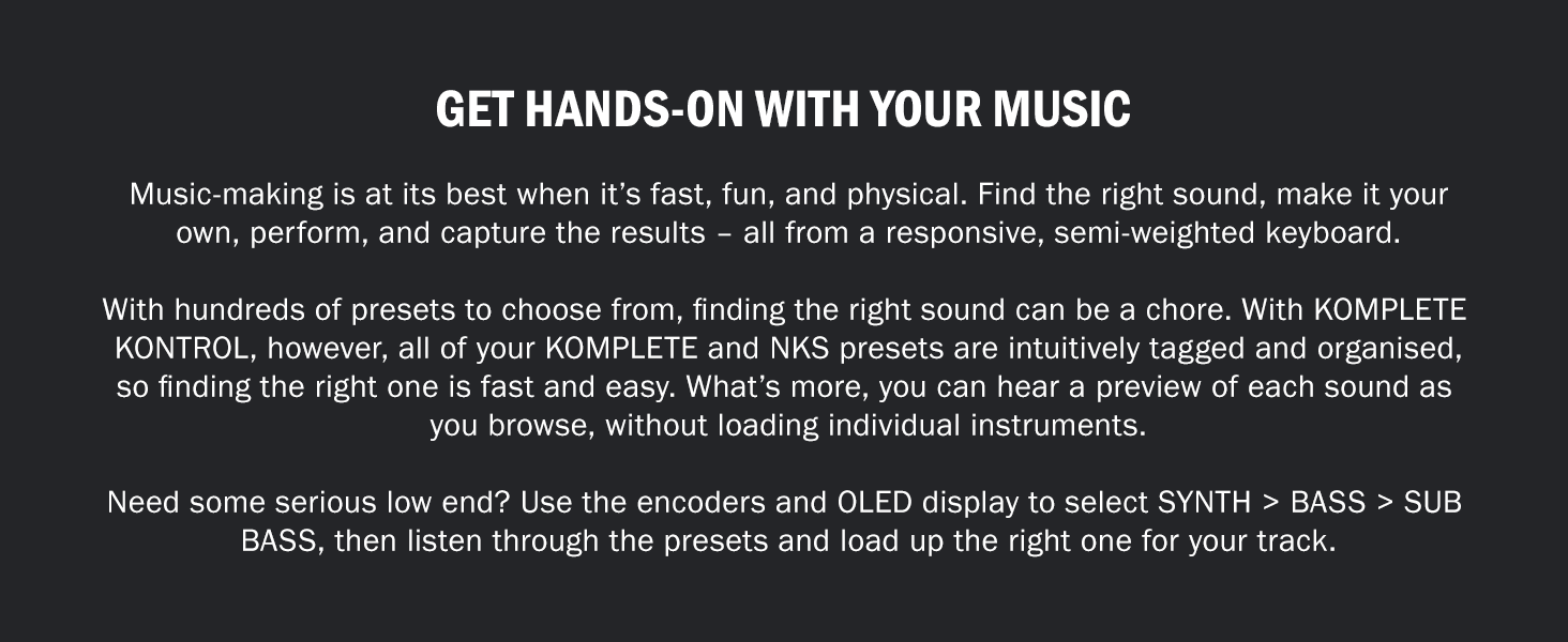 GET HANDS-ON WITH YOUR MUSIC