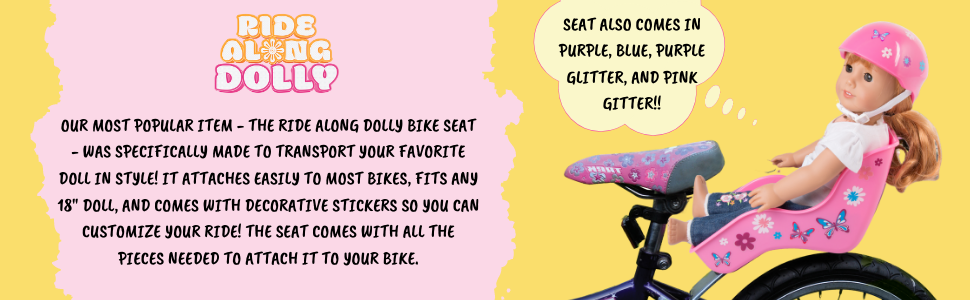 doll bike seat