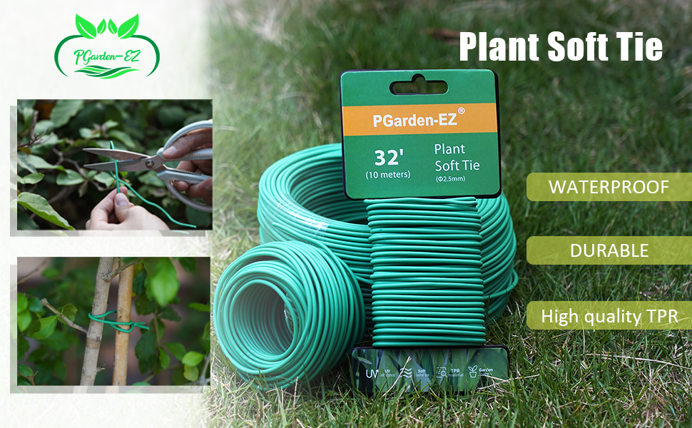 PGarden-EZ garden twist ties plant tie plant wire twist ties garden plant ties plant tape vine ties